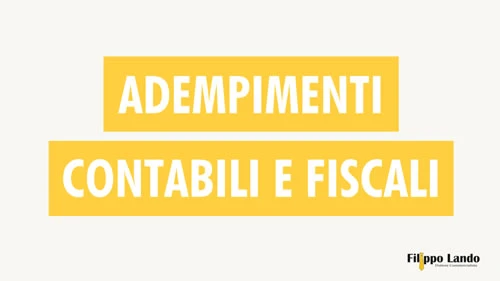 Adempimenti Contabili e Fiscali Filippo Lando Dottore Commercialista